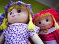 Toys dolls with braided hair