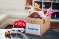 Toys donations box