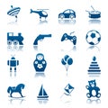 Toys icon set