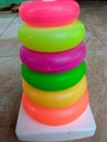 the toys for kids full of color stack ring