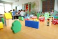 Toys in kindergarten