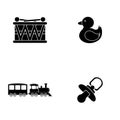 Toys Silhouette illustrations