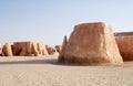 Star Wars Mos Espa  Film Set, Sahara Desert, Tamerza, Tunisia Royalty Free Stock Photo