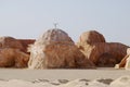 Star Wars Mos Espa  Film Set, Sahara Desert, Tamerza, Tunisia Royalty Free Stock Photo