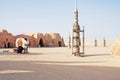 Star Wars Mos Espa  Film Set, Sahara Desert, Tamerza, Tunisia Royalty Free Stock Photo