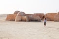 Star Wars Mos Espa  Film Set, Sahara Desert, Tamerza, Tunisia Royalty Free Stock Photo