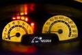 Efficiency and Safety: TPMS Tyre Pressure Monitoring System on Car Dashboard