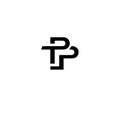 TPP Letter monogram Initial Logo Design Template Vector Illustration. TPP elegant and Professional icon design Royalty Free Stock Photo