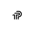 TPP Letter monogram Initial Logo Design Template Vector Illustration. TPP elegant and Professional icon design Royalty Free Stock Photo
