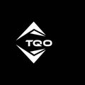 TQO abstract technology logo design on white background. TQO creative initials letter logo concept Royalty Free Stock Photo