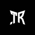 TR Logo Monogram Geometric Shape Style