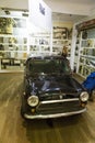 Vintage Trabant car exposed in a museum