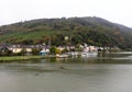 Traben-Trarbach, Germany and the Mosel River in the fall Royalty Free Stock Photo