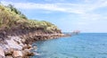 Trabocchi Coast, San Vito Chietino, Abruzzo, Italy. Royalty Free Stock Photo