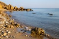 Trabocchi coast Umbria adriatic sea vasto Ortona Royalty Free Stock Photo