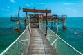 Costa dei Trabocchi, Chieti Province, Abruzzo & x28;Italy& x29; Royalty Free Stock Photo