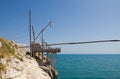 Trabucco. Vieste. Puglia. Italy.