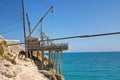 Trabucco. Vieste. Puglia. Italy.