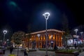 Trabzon city center at night full of tourists