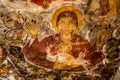 Interior View of Sumela Monastery, Mother Mary and Jesus Frescoes