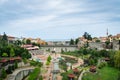 View of Zagnos bridge & valley park in Trabzon city center, Turkey.