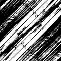Traced black and white wood grain abstract baclkground Royalty Free Stock Photo