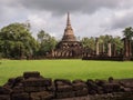 Traces of history of nations Thailand, ruins,Believe of buddhism