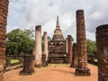 Traces of history of nations Thailand, ruins,Believe of buddhism