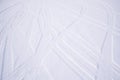 Traces of intersecting arcs of automobile tires in fresh snow