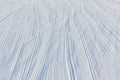 Traces from a parachute cord on snow Royalty Free Stock Photo
