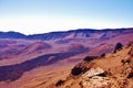 Traces of volcano lava in haleakala national park