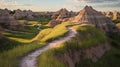 Tracing The Beautiful Line: Exploring Badlands National Park In Nebraska