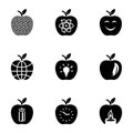 Tracing icons set, simple style Royalty Free Stock Photo