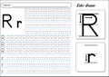 Tracing Worksheet -Rr