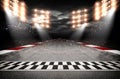 Track arena 3d Royalty Free Stock Photo