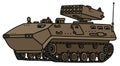 Track armoured vehicle