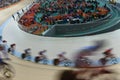 Track Cycling at the 2016 Olympics in the park Royalty Free Stock Photo