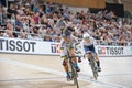 Track cycling race during the 2019 UCI Brisbane Track World Cup