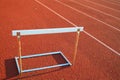 Track and Field Hurdle Royalty Free Stock Photo