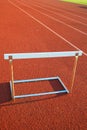 Track and Field Hurdle Royalty Free Stock Photo