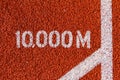Track and Field Running 10,000m Mark 10k Royalty Free Stock Photo