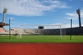 Track, field and seat Royalty Free Stock Photo