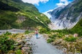 Track at Franz Josef Glacier, New Zealand Royalty Free Stock Photo