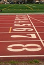 Track Numbers Royalty Free Stock Photo