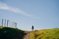 Track over the Pyrenees from St Jean Pied du Port to Roncevaux on the Camino Frances to Santiago de Compostela