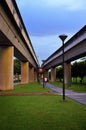 Track of Singapore mass rapid train