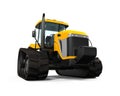 Track Tractor Isolated Royalty Free Stock Photo