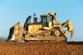 Track-type bulldozer loader Royalty Free Stock Photo