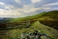 The track up the hill to Skiddaw Royalty Free Stock Photo