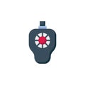 trackball vector icon. computer component icon flat style. perfect use for logo, presentation, website, and more. simple modern